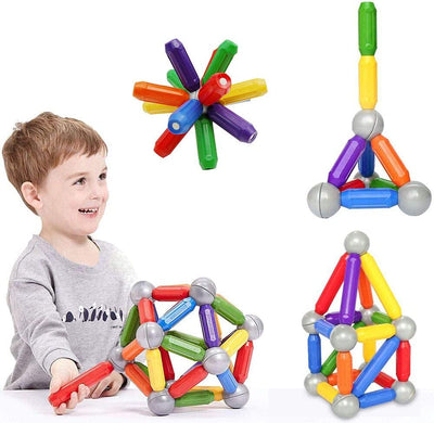 סט בניית קוביות מגנטיות לתינוקים