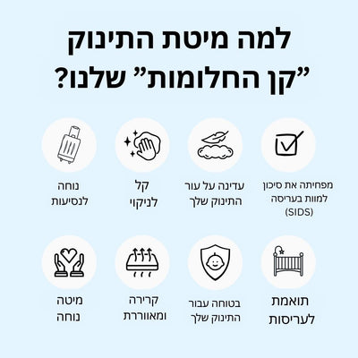 קן חלומות – שינה רגועה ובטוחה יותר לתינוק שלך